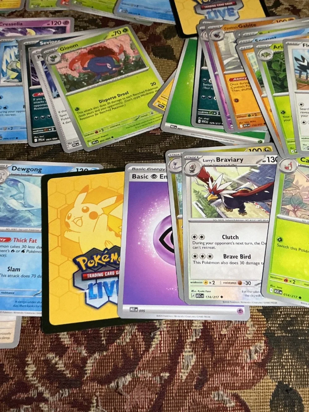 Pokemon Bulk Card Lot of 115 cards from the 2020s